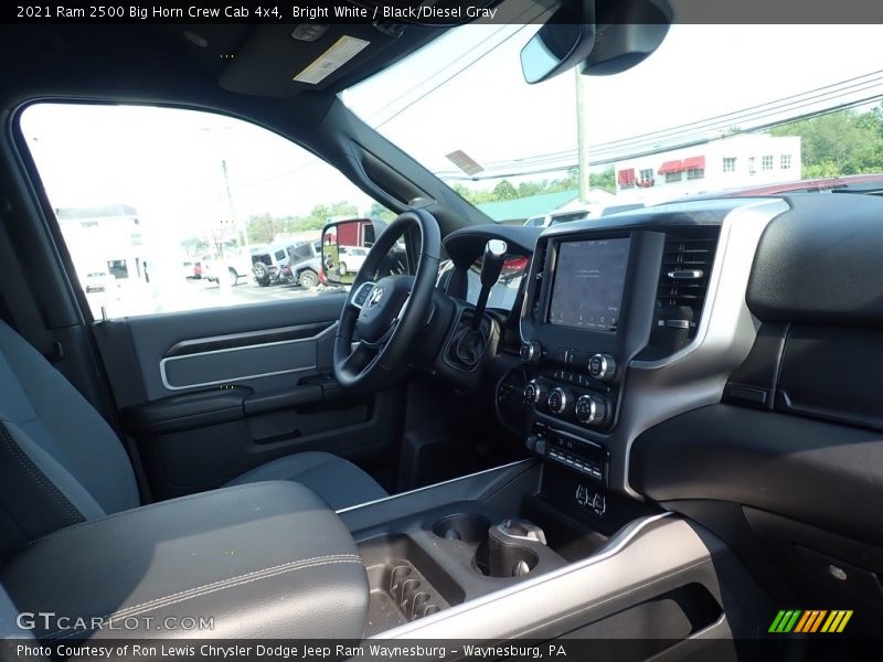 Bright White / Black/Diesel Gray 2021 Ram 2500 Big Horn Crew Cab 4x4