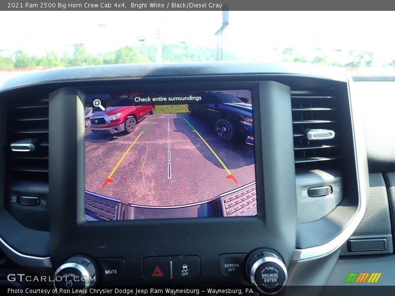 Bright White / Black/Diesel Gray 2021 Ram 2500 Big Horn Crew Cab 4x4