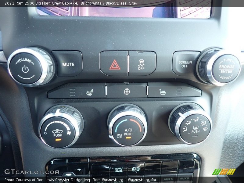 Bright White / Black/Diesel Gray 2021 Ram 2500 Big Horn Crew Cab 4x4