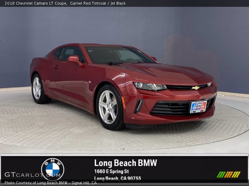 Garnet Red Tintcoat / Jet Black 2018 Chevrolet Camaro LT Coupe
