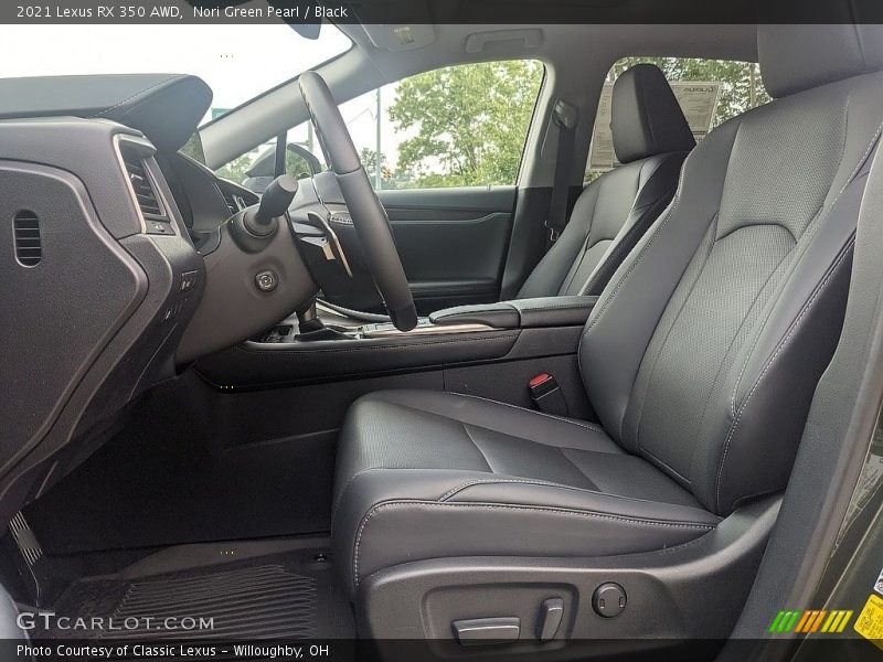 Nori Green Pearl / Black 2021 Lexus RX 350 AWD