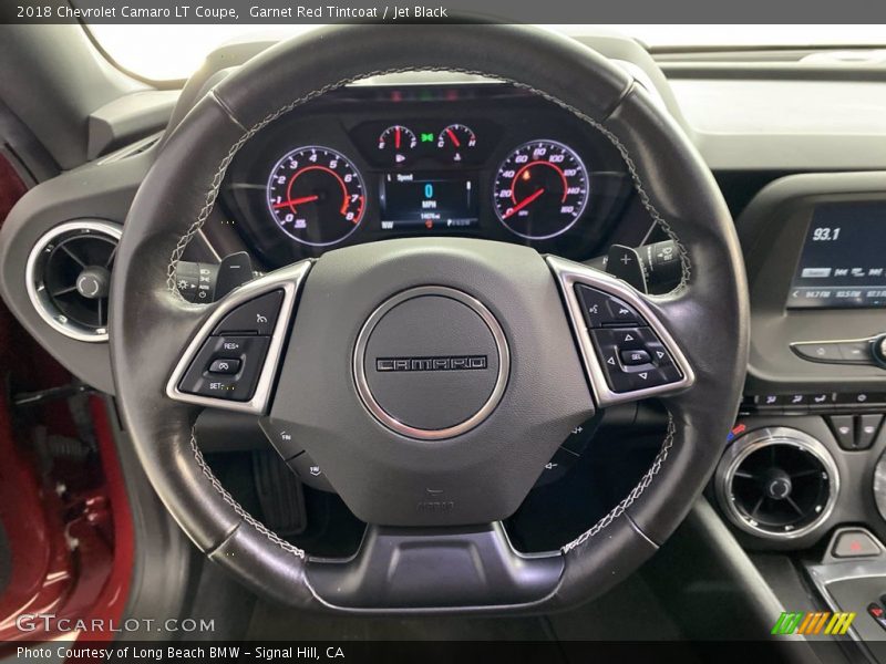 Garnet Red Tintcoat / Jet Black 2018 Chevrolet Camaro LT Coupe