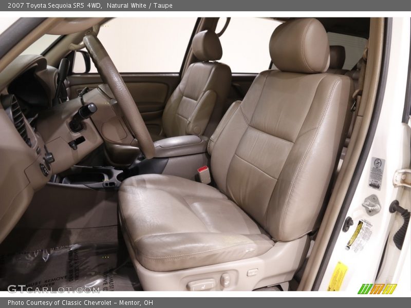 Natural White / Taupe 2007 Toyota Sequoia SR5 4WD