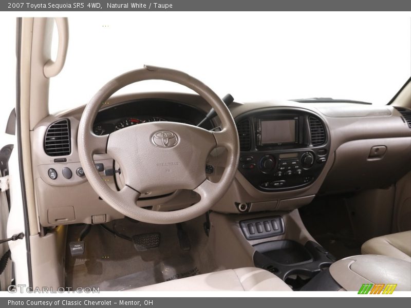 Natural White / Taupe 2007 Toyota Sequoia SR5 4WD