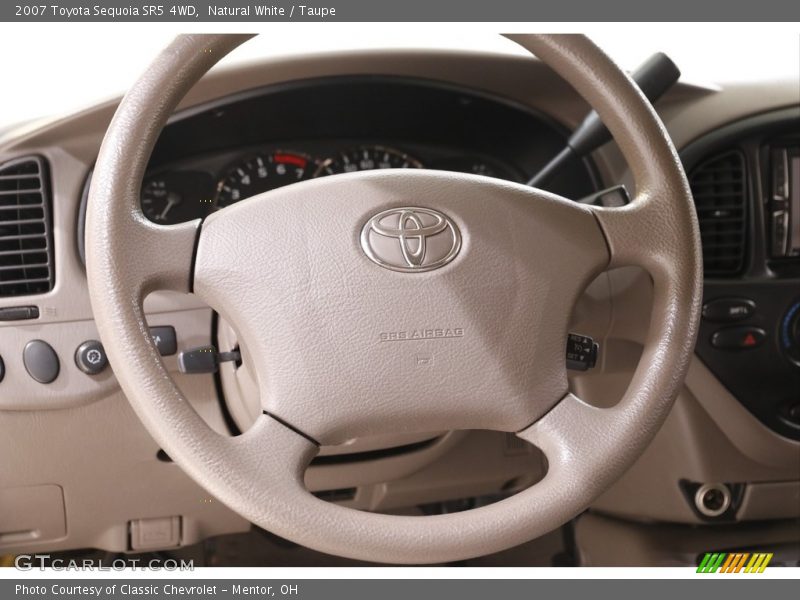 Natural White / Taupe 2007 Toyota Sequoia SR5 4WD