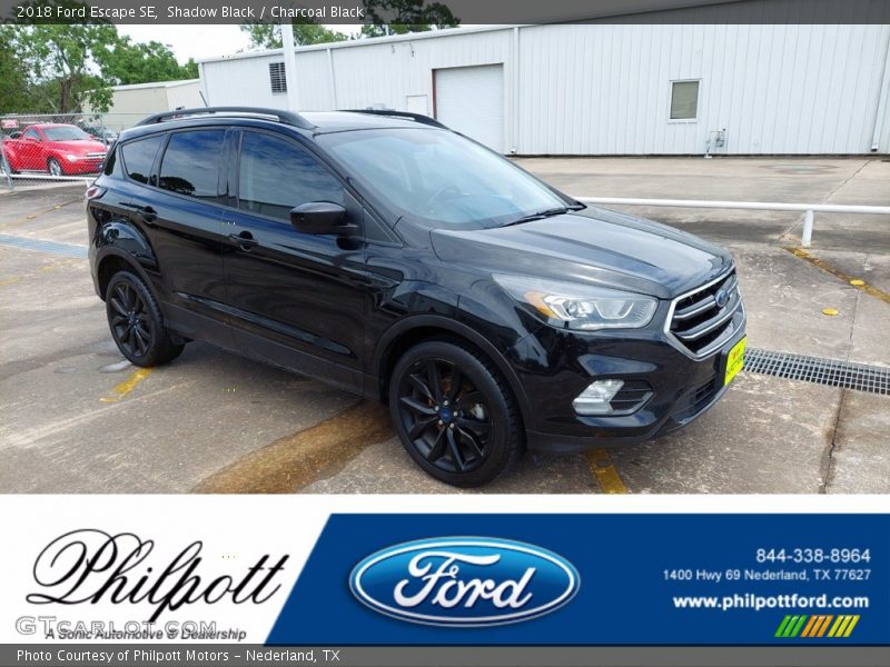 Shadow Black / Charcoal Black 2018 Ford Escape SE