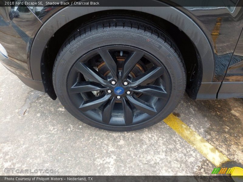 Shadow Black / Charcoal Black 2018 Ford Escape SE