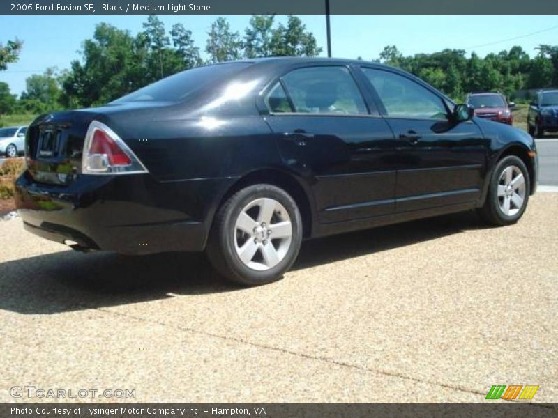 Black / Medium Light Stone 2006 Ford Fusion SE