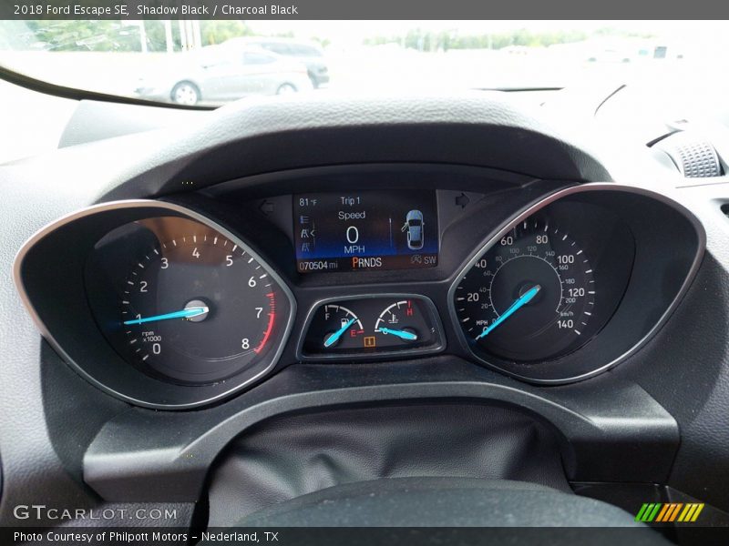 Shadow Black / Charcoal Black 2018 Ford Escape SE