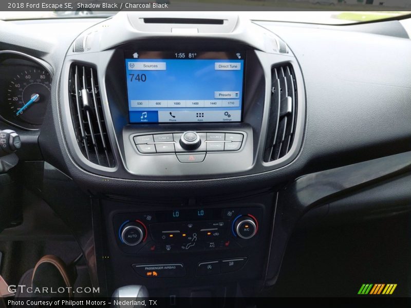 Shadow Black / Charcoal Black 2018 Ford Escape SE