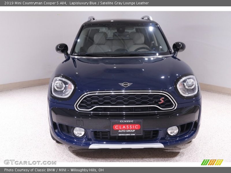 Lapisluxury Blue / Satellite Gray Lounge Leather 2019 Mini Countryman Cooper S All4