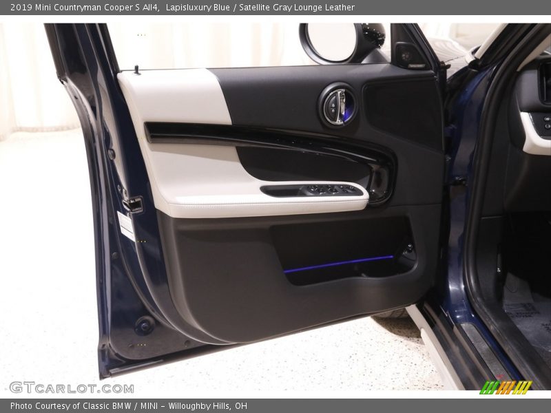 Lapisluxury Blue / Satellite Gray Lounge Leather 2019 Mini Countryman Cooper S All4