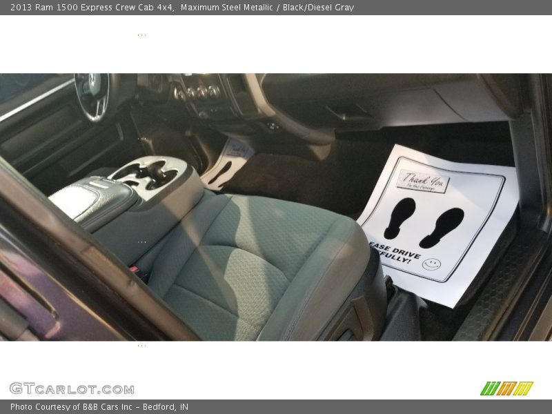 Maximum Steel Metallic / Black/Diesel Gray 2013 Ram 1500 Express Crew Cab 4x4