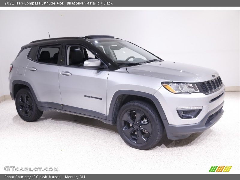 Billet Silver Metallic / Black 2021 Jeep Compass Latitude 4x4