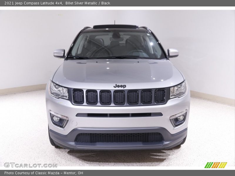 Billet Silver Metallic / Black 2021 Jeep Compass Latitude 4x4