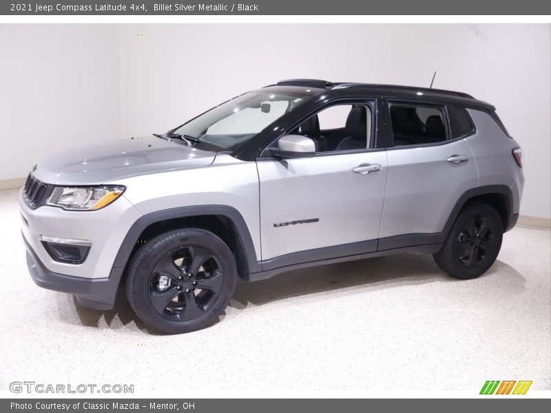 Billet Silver Metallic / Black 2021 Jeep Compass Latitude 4x4