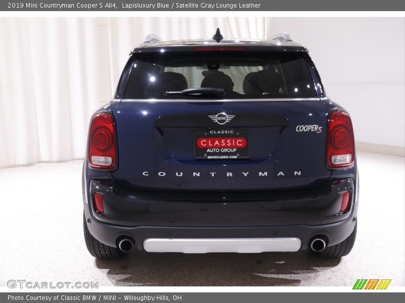 Lapisluxury Blue / Satellite Gray Lounge Leather 2019 Mini Countryman Cooper S All4
