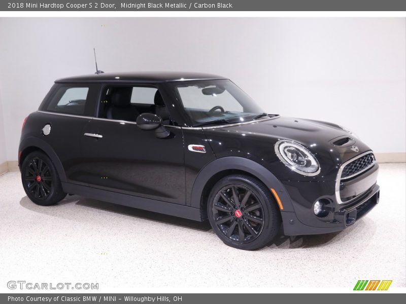 Midnight Black Metallic / Carbon Black 2018 Mini Hardtop Cooper S 2 Door