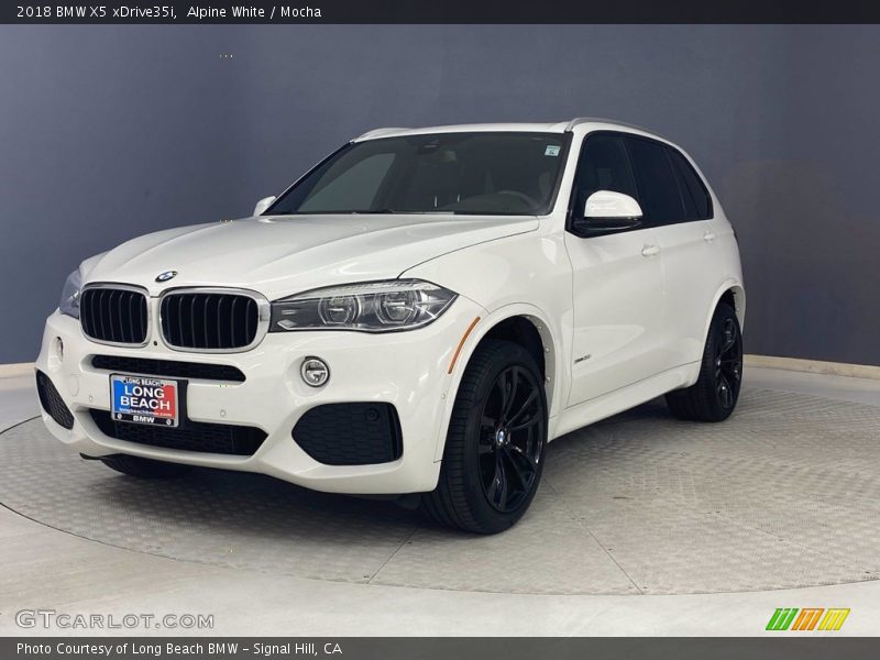 Alpine White / Mocha 2018 BMW X5 xDrive35i