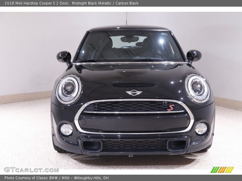 Midnight Black Metallic / Carbon Black 2018 Mini Hardtop Cooper S 2 Door
