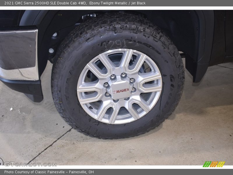Ebony Twilight Metallic / Jet Black 2021 GMC Sierra 2500HD SLE Double Cab 4WD
