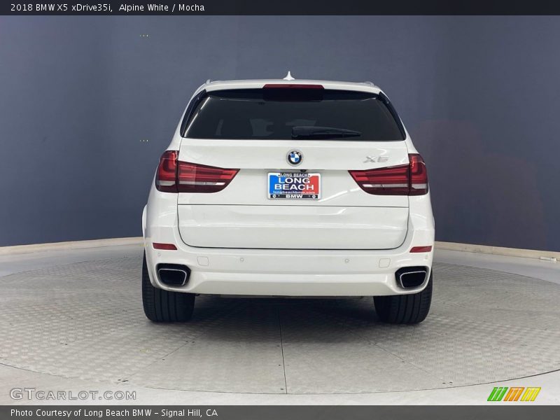 Alpine White / Mocha 2018 BMW X5 xDrive35i
