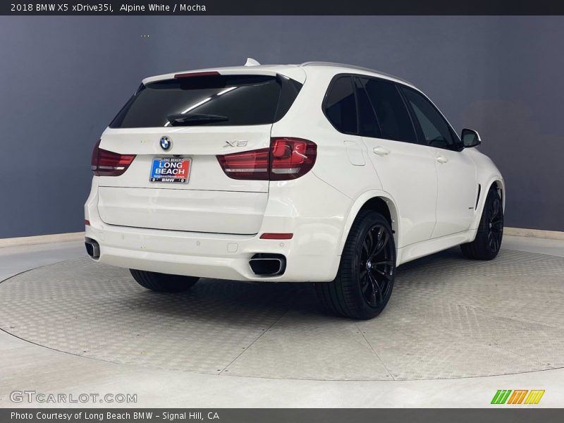 Alpine White / Mocha 2018 BMW X5 xDrive35i