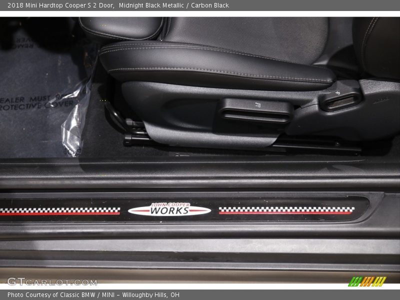 Midnight Black Metallic / Carbon Black 2018 Mini Hardtop Cooper S 2 Door