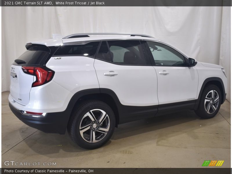 White Frost Tricoat / Jet Black 2021 GMC Terrain SLT AWD