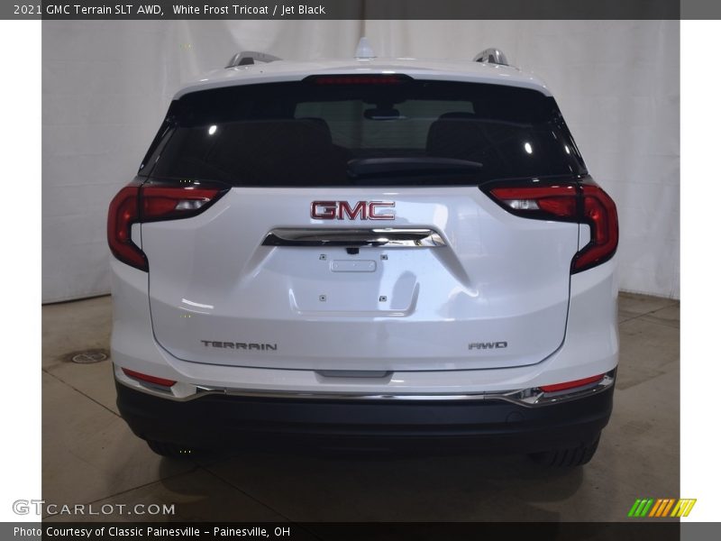 White Frost Tricoat / Jet Black 2021 GMC Terrain SLT AWD