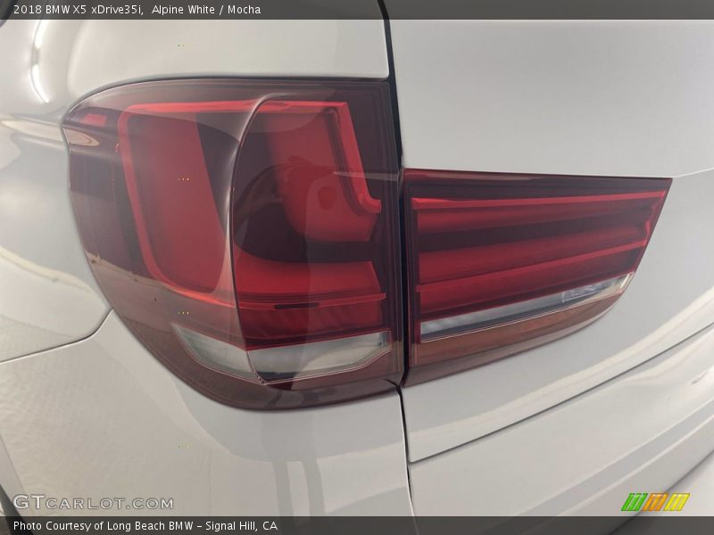 Alpine White / Mocha 2018 BMW X5 xDrive35i