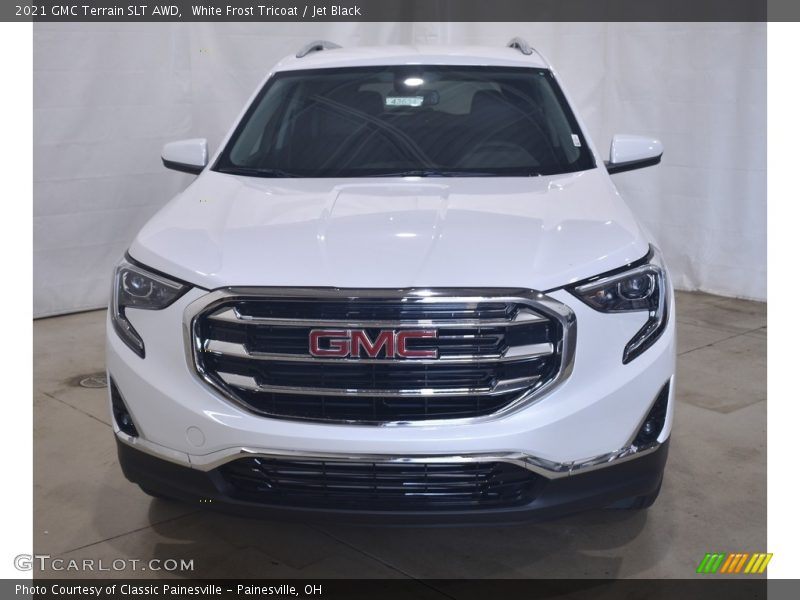 White Frost Tricoat / Jet Black 2021 GMC Terrain SLT AWD