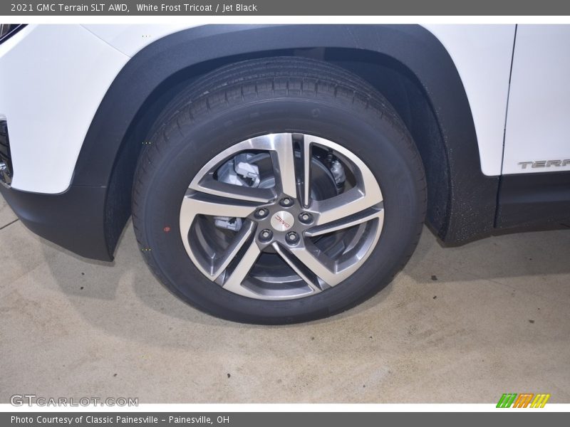 White Frost Tricoat / Jet Black 2021 GMC Terrain SLT AWD