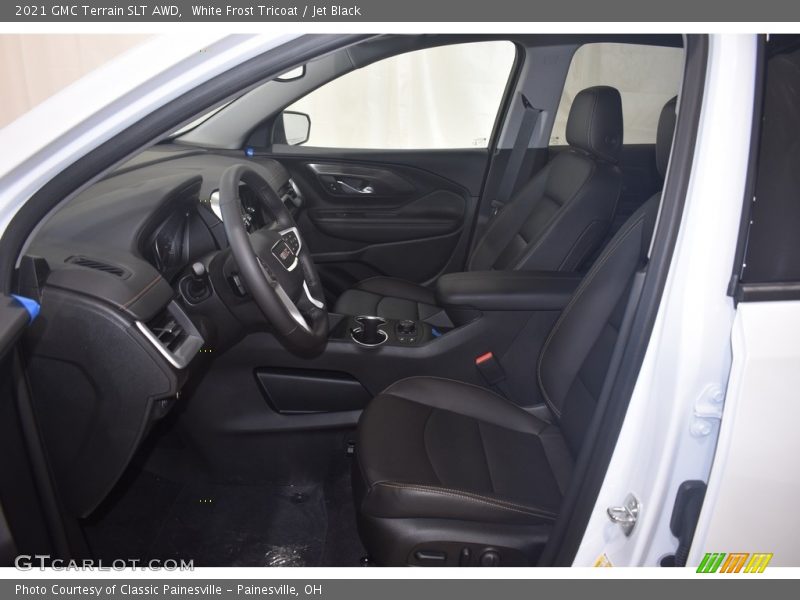 White Frost Tricoat / Jet Black 2021 GMC Terrain SLT AWD