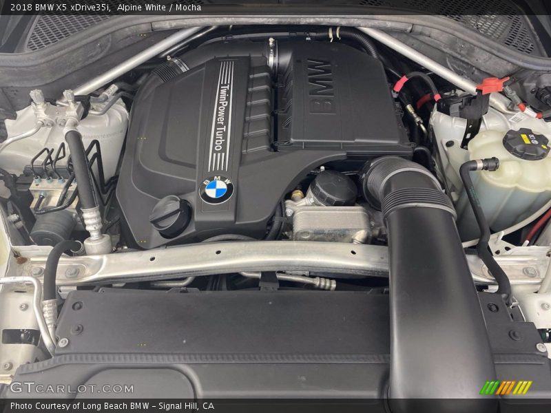 Alpine White / Mocha 2018 BMW X5 xDrive35i