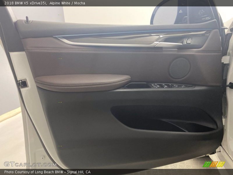 Alpine White / Mocha 2018 BMW X5 xDrive35i