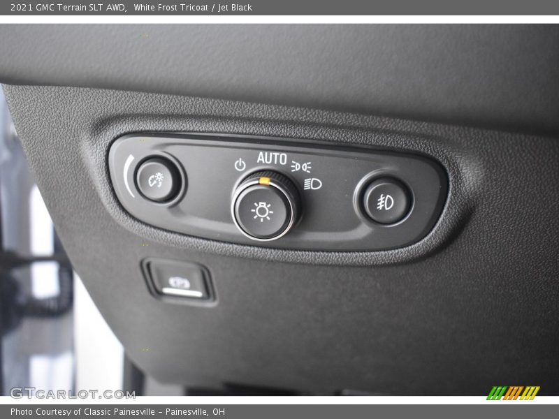 White Frost Tricoat / Jet Black 2021 GMC Terrain SLT AWD