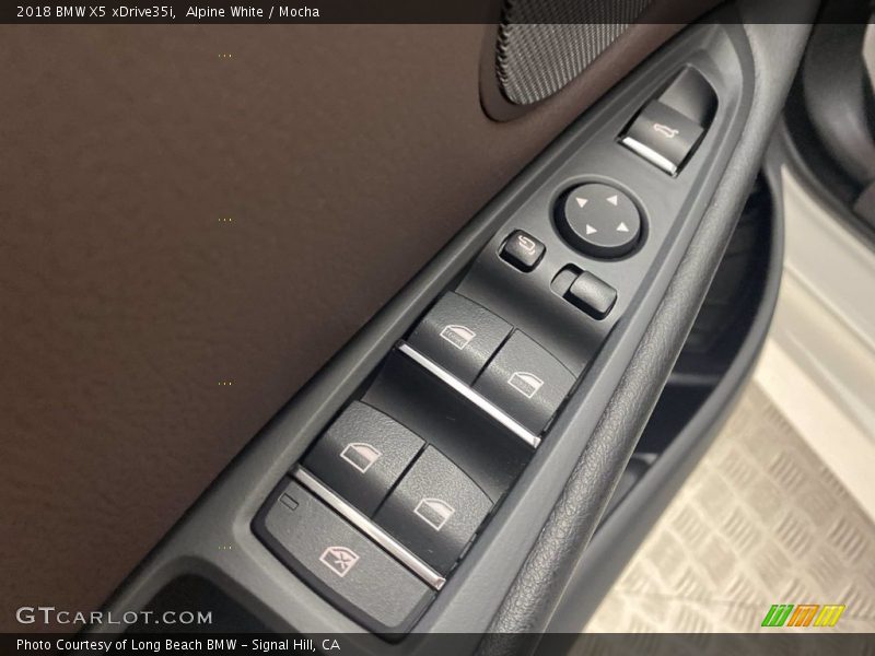 Alpine White / Mocha 2018 BMW X5 xDrive35i