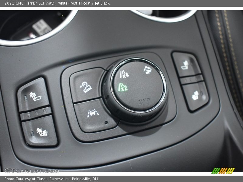White Frost Tricoat / Jet Black 2021 GMC Terrain SLT AWD