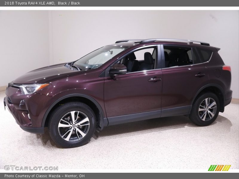 Black / Black 2018 Toyota RAV4 XLE AWD