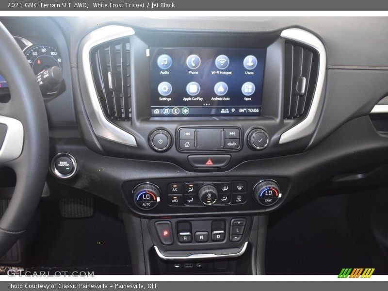 White Frost Tricoat / Jet Black 2021 GMC Terrain SLT AWD