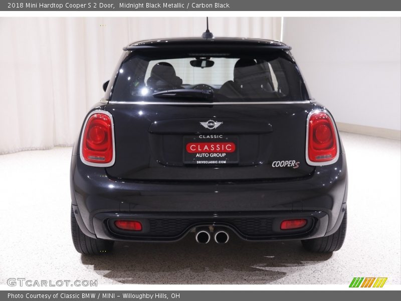 Midnight Black Metallic / Carbon Black 2018 Mini Hardtop Cooper S 2 Door