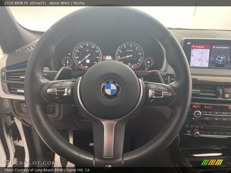 Alpine White / Mocha 2018 BMW X5 xDrive35i