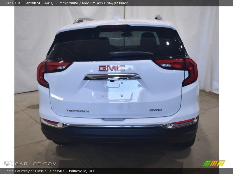 Summit White / Medium Ash Gray/Jet Black 2021 GMC Terrain SLT AWD