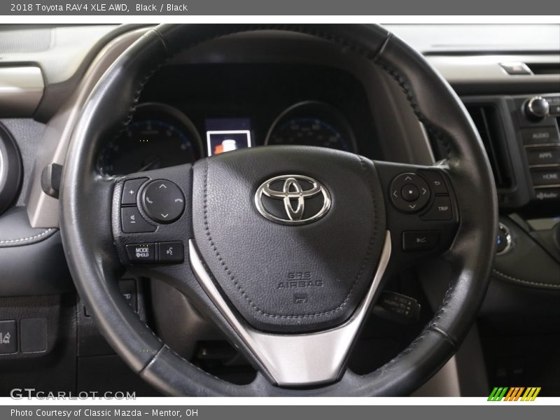 Black / Black 2018 Toyota RAV4 XLE AWD