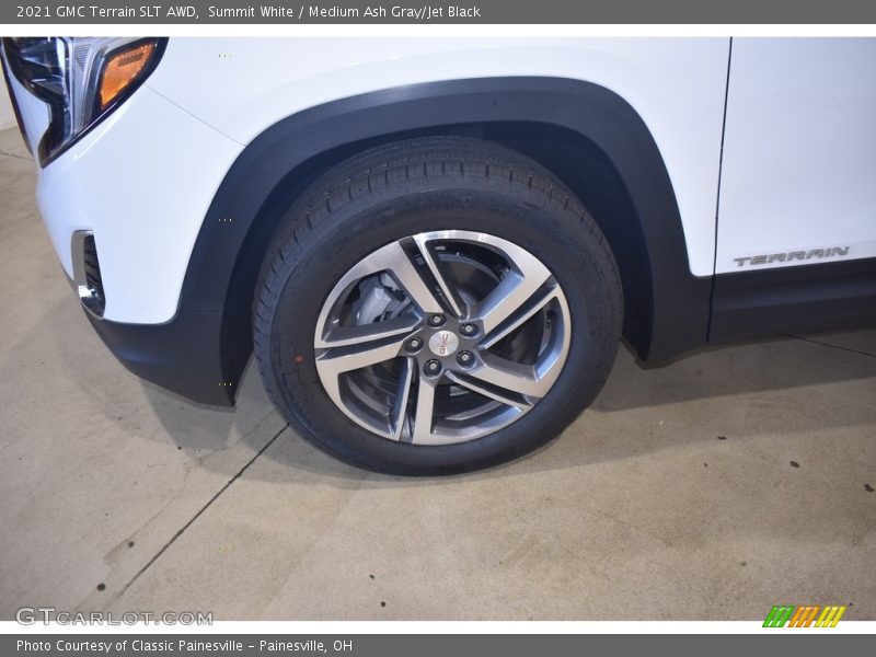 Summit White / Medium Ash Gray/Jet Black 2021 GMC Terrain SLT AWD