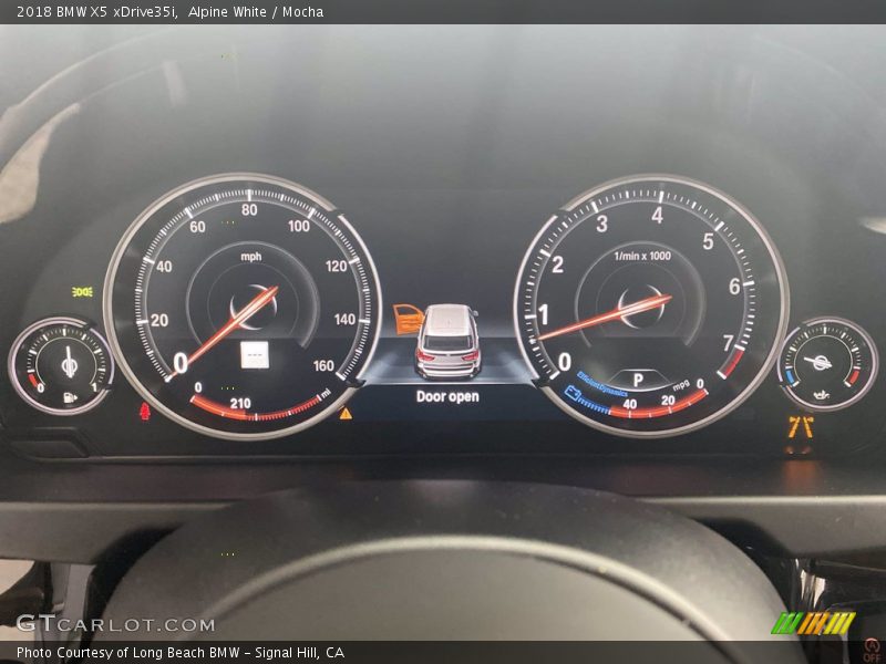 Alpine White / Mocha 2018 BMW X5 xDrive35i