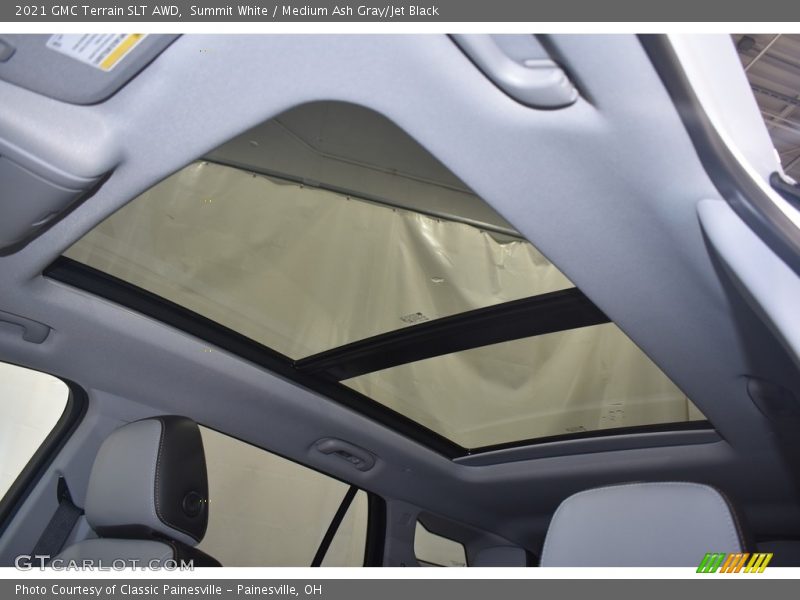 Summit White / Medium Ash Gray/Jet Black 2021 GMC Terrain SLT AWD