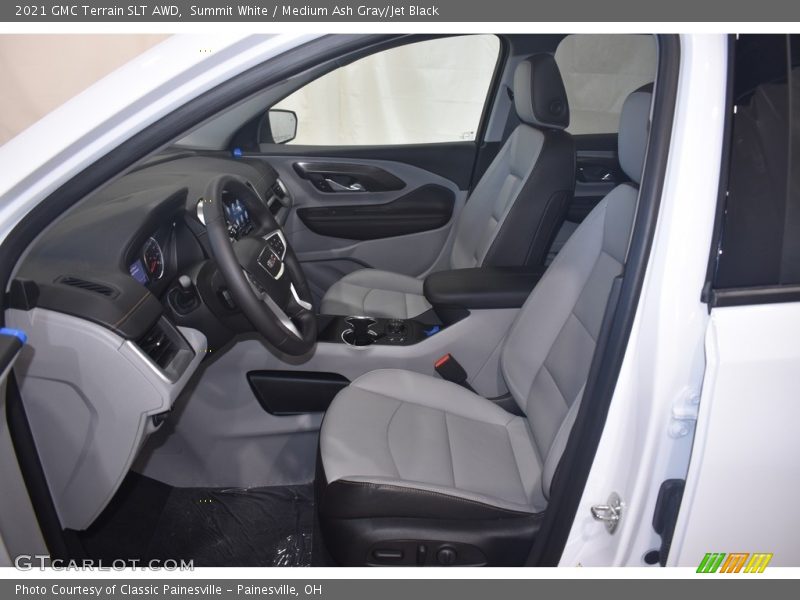 Summit White / Medium Ash Gray/Jet Black 2021 GMC Terrain SLT AWD