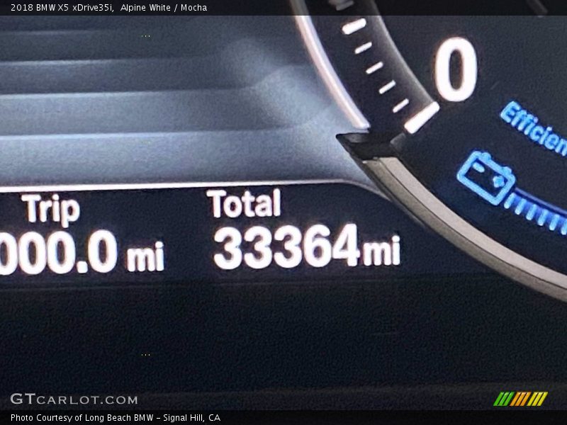 Alpine White / Mocha 2018 BMW X5 xDrive35i